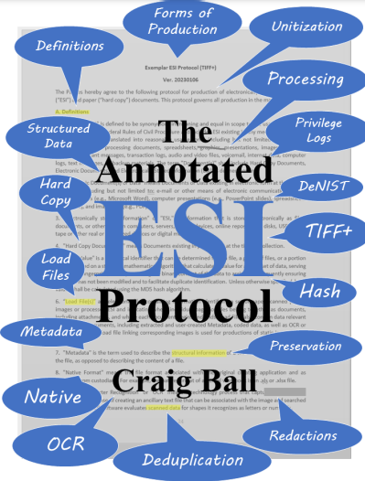 The Annotated ESI Protocol